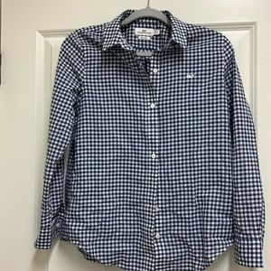 Women’s vineyard vine’s gingham long sleeve